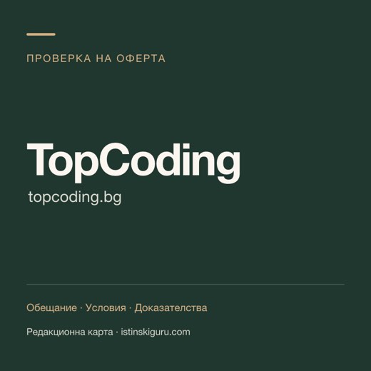 Редакционна карта за TopCoding